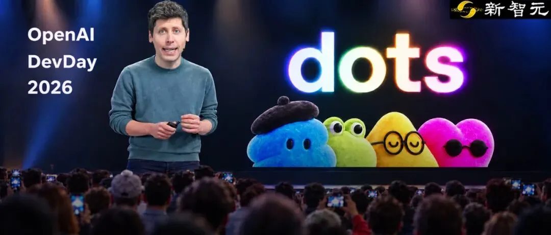 DevDay launch coverage visual — OpenAI dots always-on agents as the headline