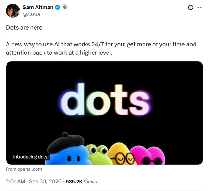 dots launch visual 2